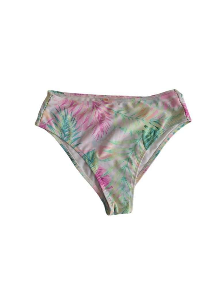 Tahiti Bikini Womens Small Floral Print High Waisted